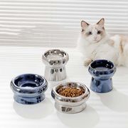 【2023春夏新作】 ペット用小皿　全4種 丸皿 プレート 猫柄 ネコ柄 食器 犬猫兼用