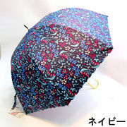 【晴雨兼用】【長傘】全天候型◎UVカット99％以上パルファンドゥ柄晴雨兼用ジャンプ傘