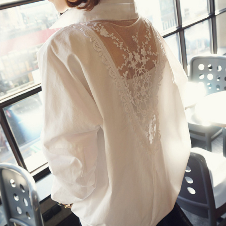 ワイシャツ女性長袖2023春服新作おしゃれミディアムサイズゆったり韓国白シャツ夏
