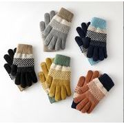 男と女の手袋、ハンドウォーマー、ニット手袋、ハンドグローブ、防寒、秋と冬， 手袋