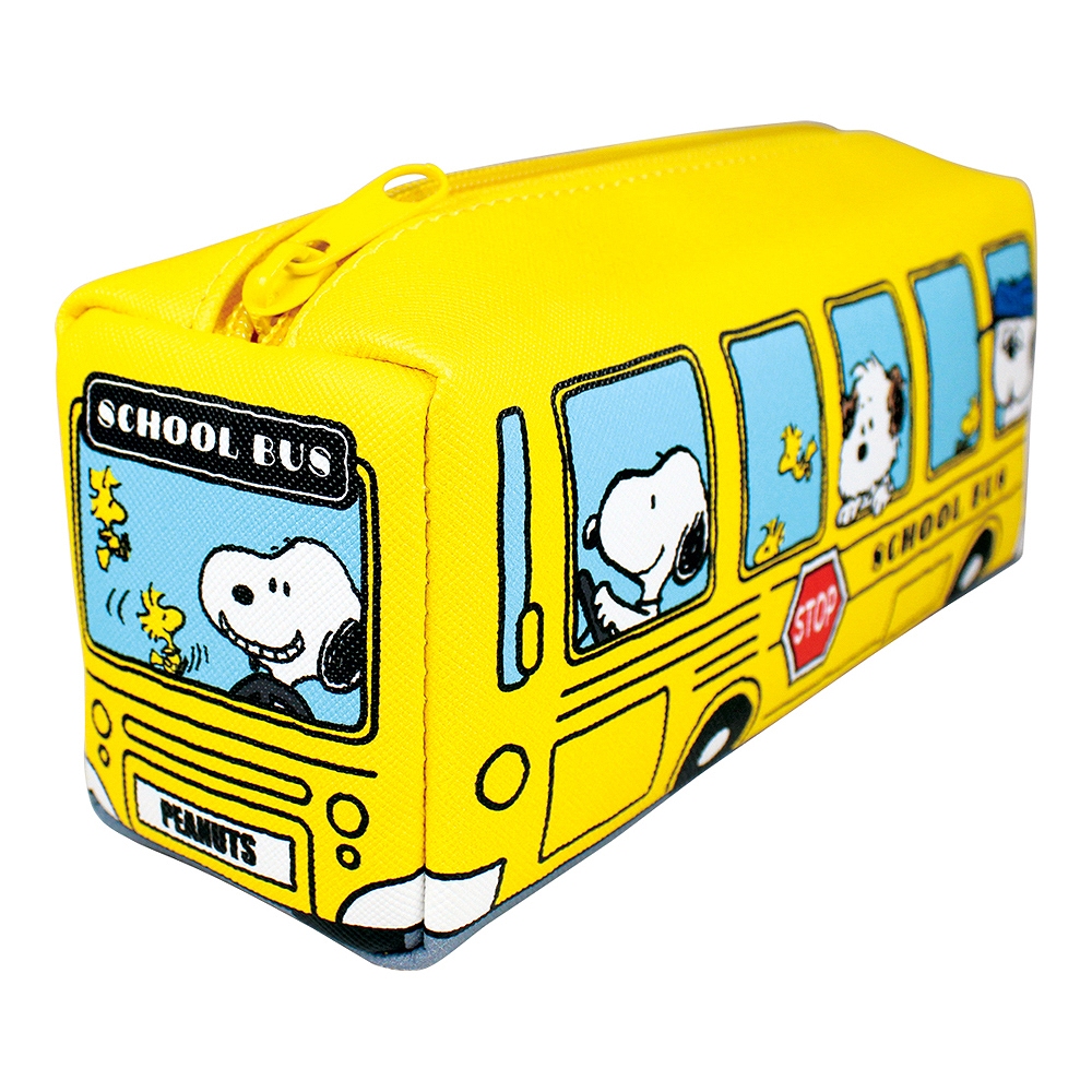 【SALE30】□【即納】【ロット1】スヌーピー バス型ポーチ イエロー