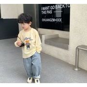 春秋新作    男の子Tシャツ、 子供服、  ファッションTシャツ ★カジュアルトップス90-150