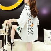 韓国風　女夏新しい　半袖Tシャツ， 気質ファッションTシャツ★ Tシャツ★M-2X