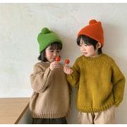 秋と冬男子と女子のプルオーバーニットセーター、かわいいセーター、子供服、、しいファッション★80-130