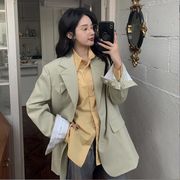 春秋レディーススーツコート★韓国のスーツコート+シャツ★ファッションスーツコート★F