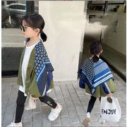 子供服 春と秋コート  韓国風 　女の子コートキッズ トップス ファッションカコート ★90-140