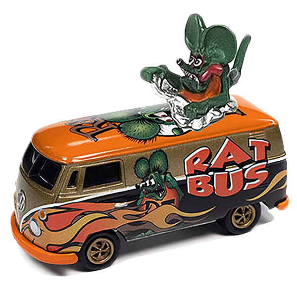 1:64 Rat Fink 1964 VW Type2 Transporter RAT BUS w/ Rat Fink