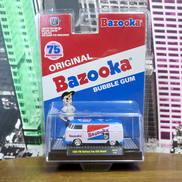 M2 MACHINES 1:64 BAZOOKA 1960 VW Delivery Van Model