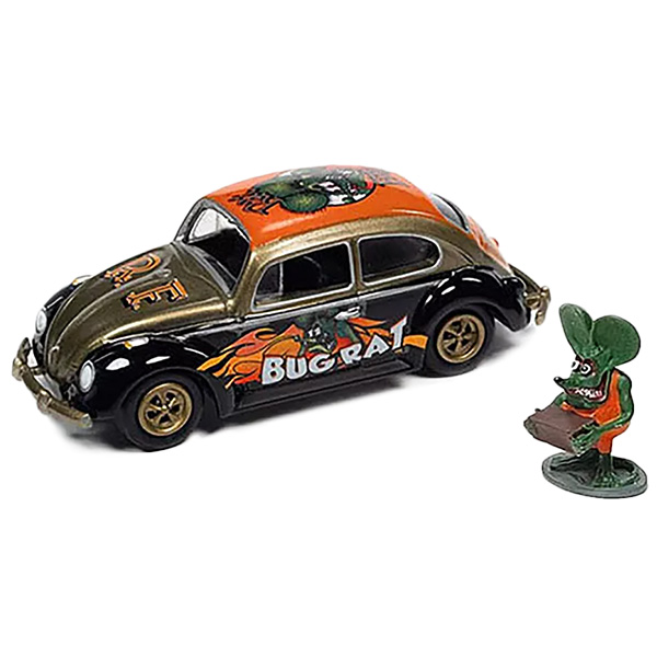 1:64 Rat Fink 1965 VW Beetle BUG RAT w/ Rat Fink 【ラットフィンク