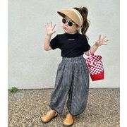 2023夏超人気  韓国風子供服 おしゃれ 女の子  半袖   Tシャツ+ズボン  パンツ