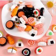 DIY素材   模擬寿司  手芸diy用  スマホケース  携帯ストラップ装飾  貼り付けパーツ  11色
