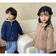 2023春秋   韓国風子供服    キッズ     カーディガン    トップス  コート    パーカー  2色