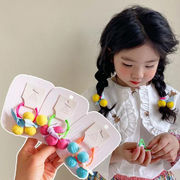 2023人気  韓国風  髪飾り    ヘアゴム  ベビー  子供用  ヘアアクセサリー   5色