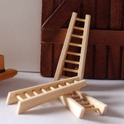 ins  新作   模型   モデル   ミニチュア   インテリア置物    デコレーション  はしご   木製  アウトドア