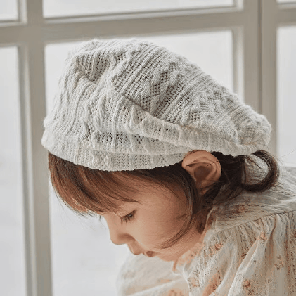 ins新品  韓国風   ハット  子供用  ベビー帽子   キッズ 帽子    ニット  ベレー帽   2色   6か月-4歳