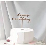 超人気   子供用品  誕生日  デコレーション ケーキの札 木製 パーティー 装飾  小物 撮影道具