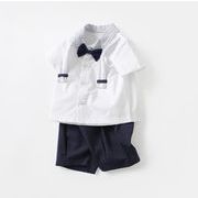 2023夏人気   韓国風子供服  キッズ   ベビー服  トップス Tシャツ+ショートパンツ  セットアップ