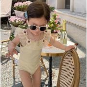 2023 夏新作 韓国風子供服 キッズ 水着  ハワイ      水遊び   ベビー服 連体水着 90-130