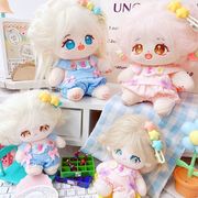 ぬいぐるみ用服  ドール用 着せ替え服 人形doll ミニドール 10cm/20cm ぬい服   サロペット   4色