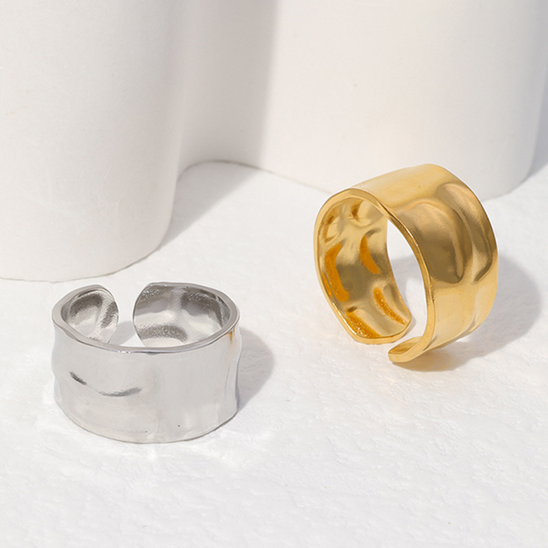 欧米ステンレス指輪女性色落ちしない　指輪マイナーミニマリズム　パンクチタン鋼指輪男性