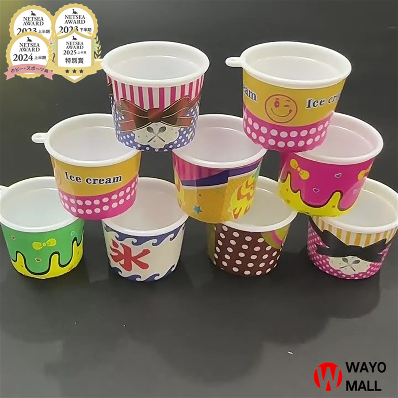 ミニチュアカップ  ミニカップ   サンデーカップ プラスチック 粘土用カップ