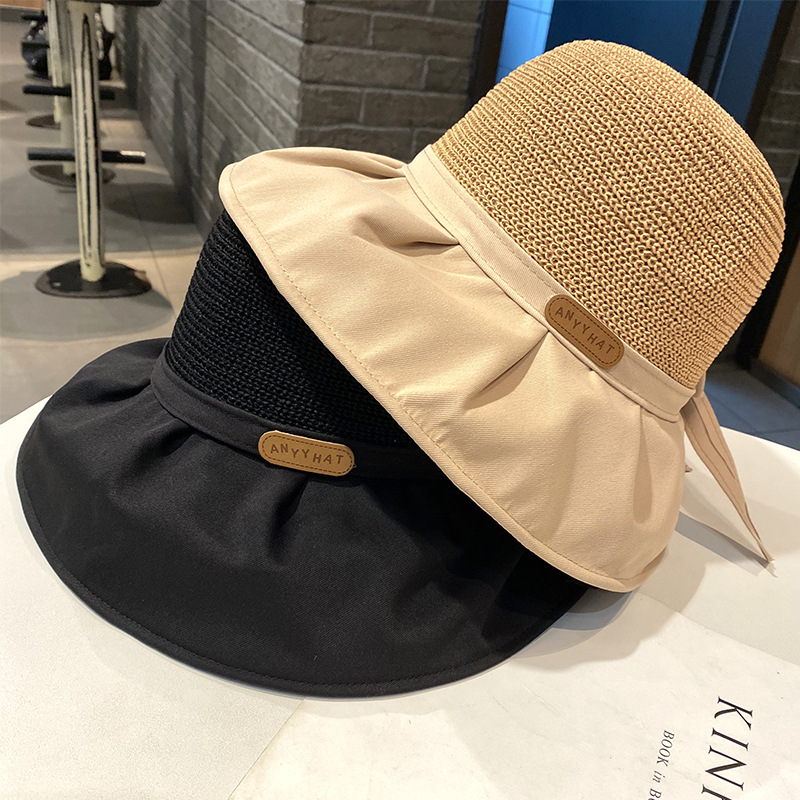 つば広帽子　帽子 レディース おしゃれ UVカット 帽子 折り畳み  夏 紫外線対策 調整可能