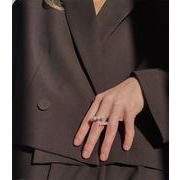 今っぽトレンド INSスタイル 指輪 真珠の指輪 大人気 開口部は調節可能 ギャザリング 洗練された