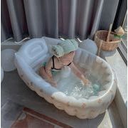 INS 子供用品   子供用のお風呂  室内外用可 収納  プール 水で遊び プール 風船風呂 風呂鉢 撮影道具