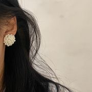 パールピアス　アクセサリー　レディース　春夏　シルバー925ポスト　デザイン