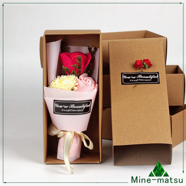 母の日ギフト パラ 3点セット ソープフラワー 枯れないお花 シャボンフラワー