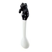 【ご紹介します！！可愛い猫をデザインしたスプーンです！】よじのぼりスプーン　黒猫