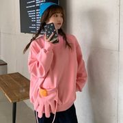 年　新しいデザイン　春秋　ルース　韓国風　デザイン　ト手袋　白　女性　セーター　