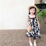 女の子 子供服  夏  ワンピース  キャミソールワンピース  プリンセススカート  花  ファッション