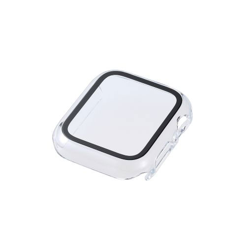 エレコム Apple Watch 40mm用フルカバーケース プレミアムゴリラガラス 高透