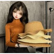 韓国風    ドール用服   帽子  草編み帽子  1/3/ 、 1/4  、 1/6ドール  人形用    ミニチュア   装飾
