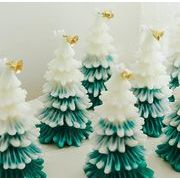 クリスマス  アロマキャンドル   蝋燭 ローソク   クリスマスツリー 装飾品 小物 インテリア5色