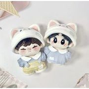 猫  3点セット  ぬいぐるみ用服 子供用品  おもちゃ 人形着せ替え ミニドール   玩具  可愛い  10cm用