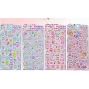 うさぎ 3Dステッカー シール 装飾品立体ステッカーぷっくりシール ぷくぷくシール 手帳 立体シール