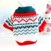 2023秋冬新作  ネコ雑貨 クリスマス ペット服  犬服    ニットセーター 超可愛い    ペット用品