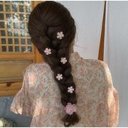 INS韓国風  花火大会  レディース 髪飾り ヘアアクセサリー   ヘアピン  子供用  桜 6色