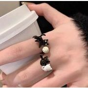 猫    韓国風  アクセサリー リング  開口指輪   レディース   簡単  ファッション小物