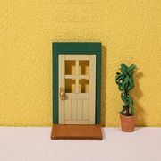 木製ドア    インテリア置物  ミニチュア   モデル  デコレーション   デコパーツ  ドールハウス用