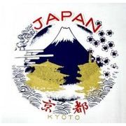 FJK 日本のTシャツ お土産 Tシャツ 京都 白 3Lサイズ T-202-3L