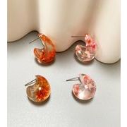 ドライフラワーピアス