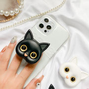 全4色 かわいい 猫の携帯電話スマホグリップ スマホスタンド 携帯化粧品ミラー携帯電話ホルダー 猫 雑貨