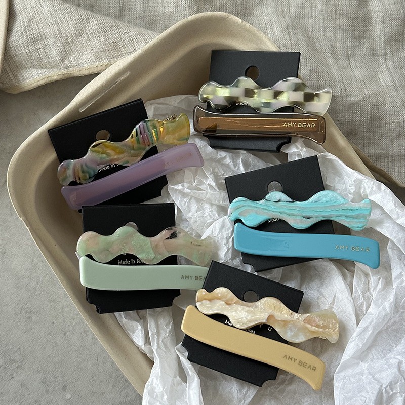 ヘアピン ヘアアクセサリー デザイン アクリル かわいい 韓国風 髪飾り  