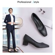上品 韓国風 新作女性の事務靴だけで歩きやすい女性2020黒春夏秋冬
