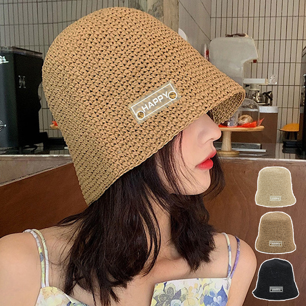 JACQUEMUS ストローハット straw hat Jacquemus La Chapeau Vela Striped Raffia Bucket Hat | Neiman