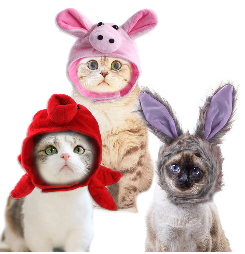 秋冬新作 ペット用品 犬用 猫用 ネコ雑貨 帽子 ハロウィン クリスマス かわいい 面白い コスプレ