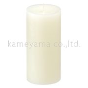 kameyama candle プレミアムピラー2.75×6（直径7cm×高さ15cm)　「　アイボリー　」 6個セット キャンドル
